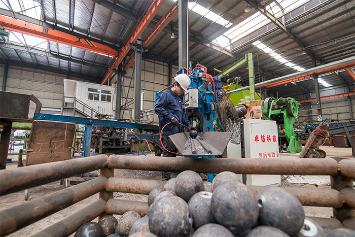 登封网架配件-螺栓球加工车间